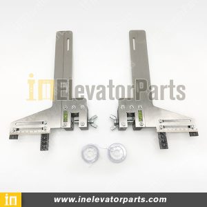 Original Elevator Guide Rail Alignment Gauge, Stainless Steel High Precision Lift Guide Rail Installation Tool